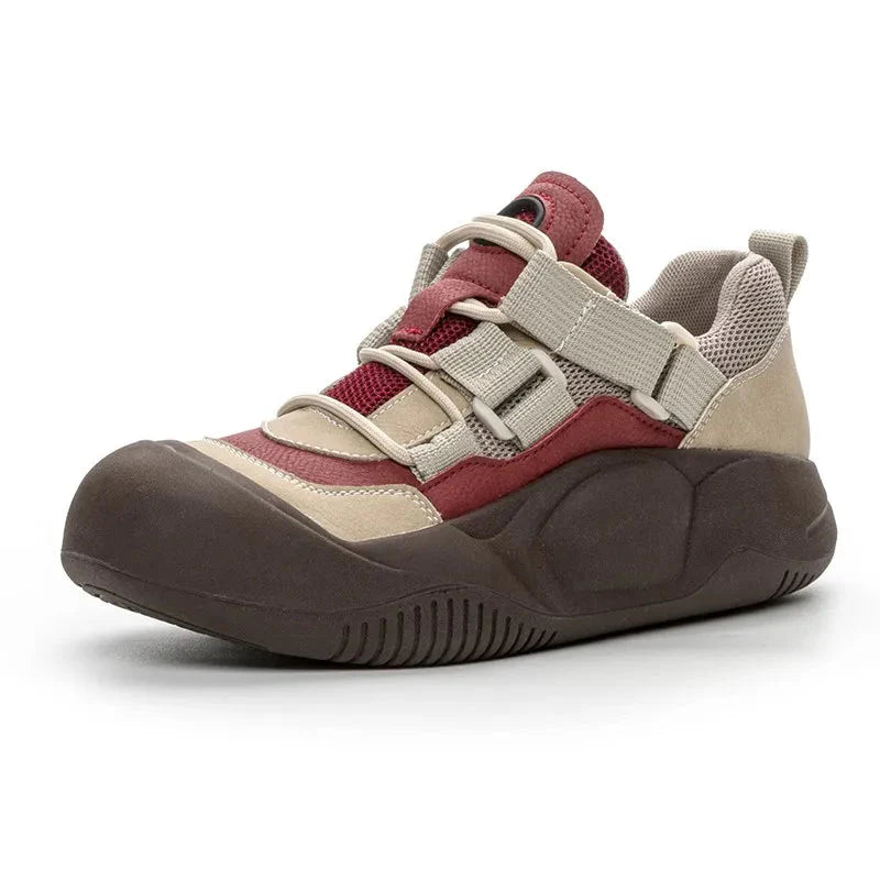 Timeless Elegance Genuine Leather Vulcanized Sneakers