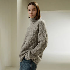 Versatile Ribbed Cashmere Sweater