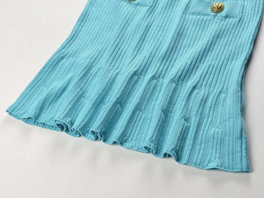 Elegant Knitted Matching Suit