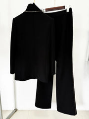 Diamond Decoration Pantsuits