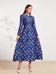 Exquisite Heavy Jacquard Formal Dress