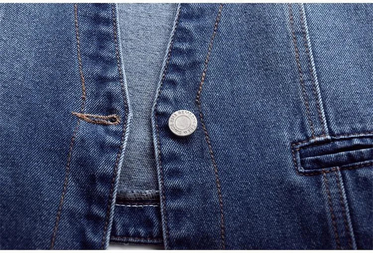 Vintage Short Denim Waistcoat
