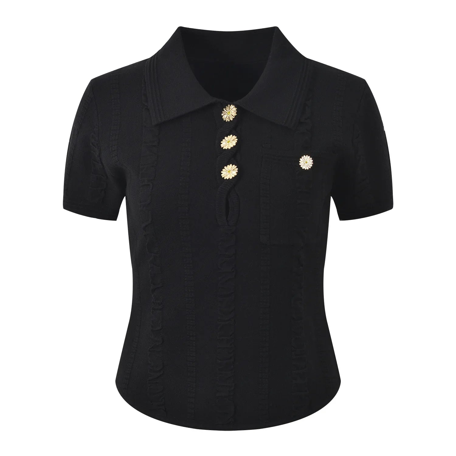Trendy Short Sleeves Pullover Sweater
