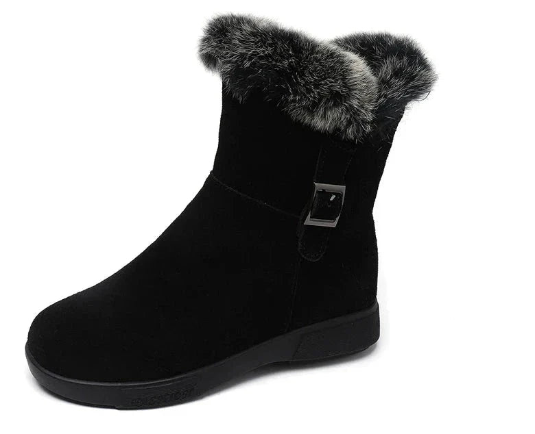 Plush Warm Fur Ankle Booties