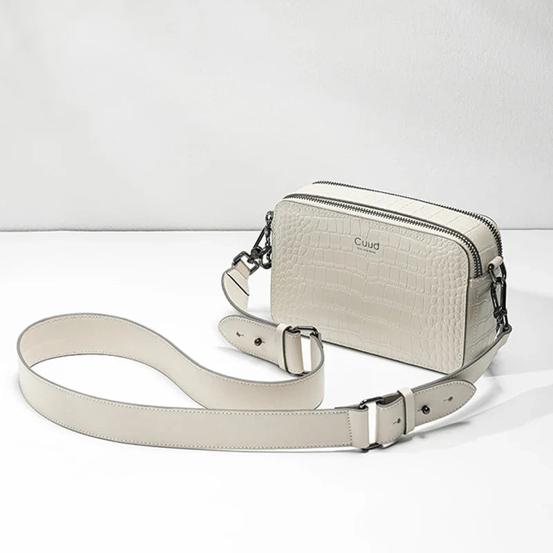 Loveappella Leather Shoulder Bag