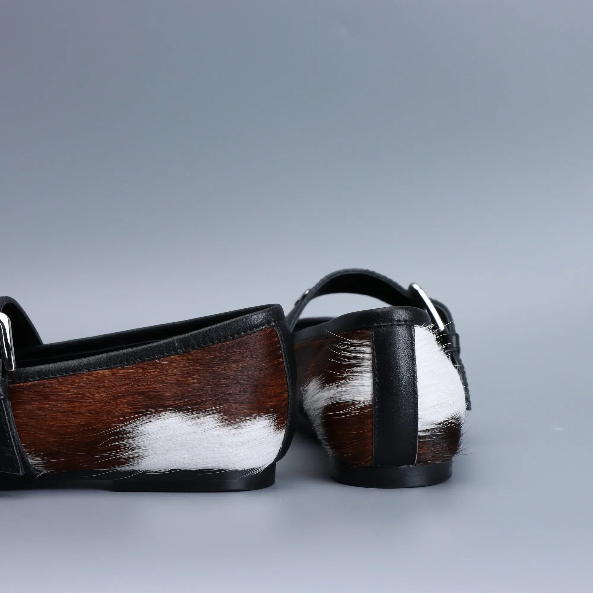 Luxury Natural Calf Hair Women's Loafers