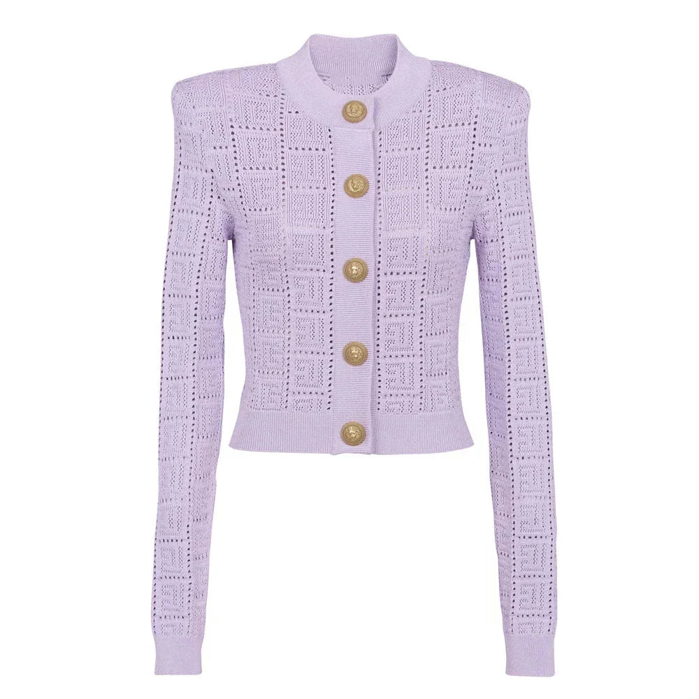 See-through Thin Knitting Cardigan