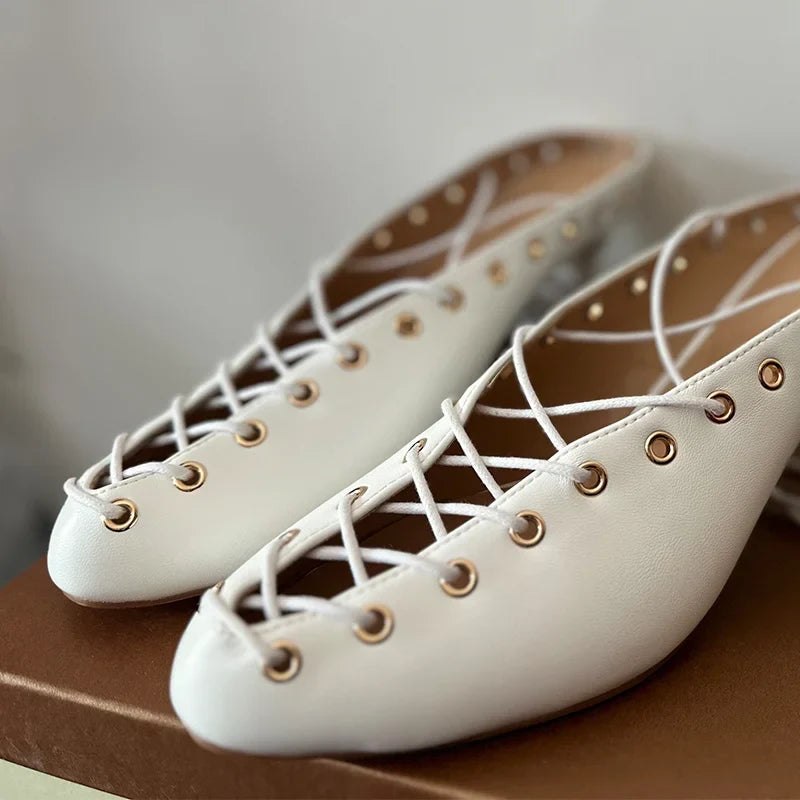 Elegant Closed-Toe Knitted Stiletto Heels