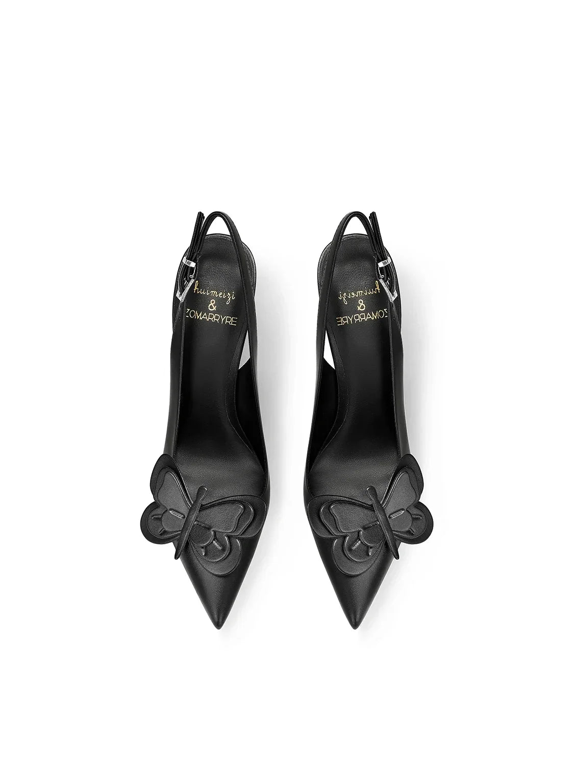 Modern Slim Pointed Leather Heels