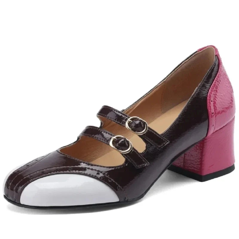 Open Toe Chunky Heels