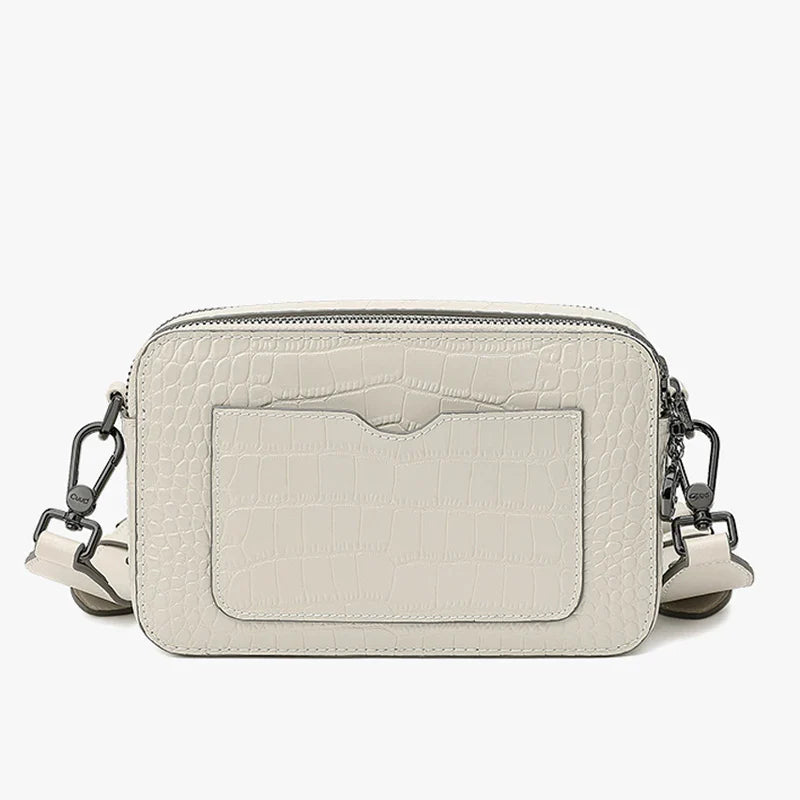 Loveappella Leather Shoulder Bag