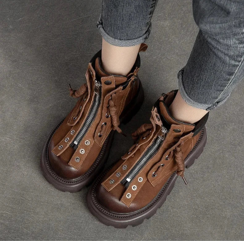 ZIP Fashion Punk Boots