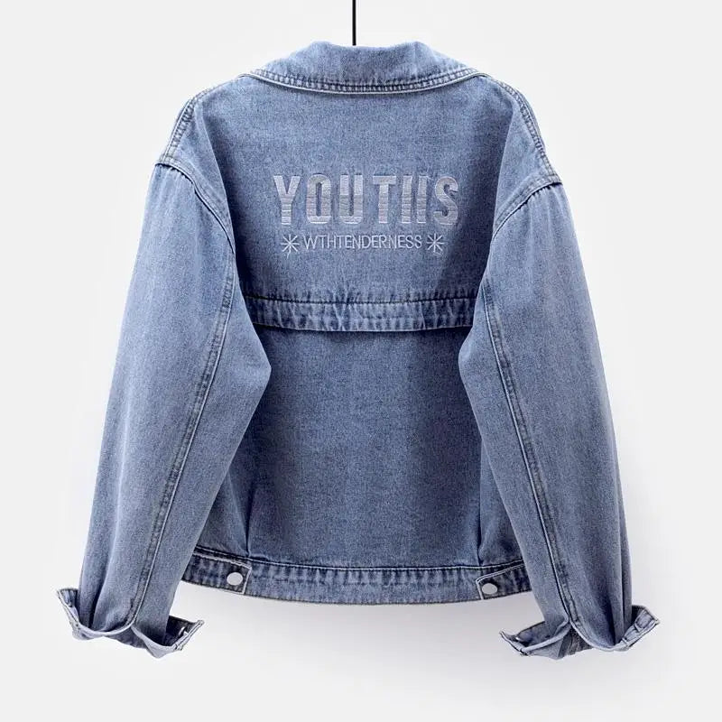 Regal Embroidered Denim Coat