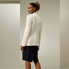 Half-lined Crepe Sleek Blazer
