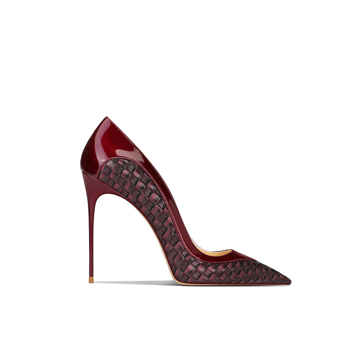 Stylish Leather Pointed Stiletto Pumps