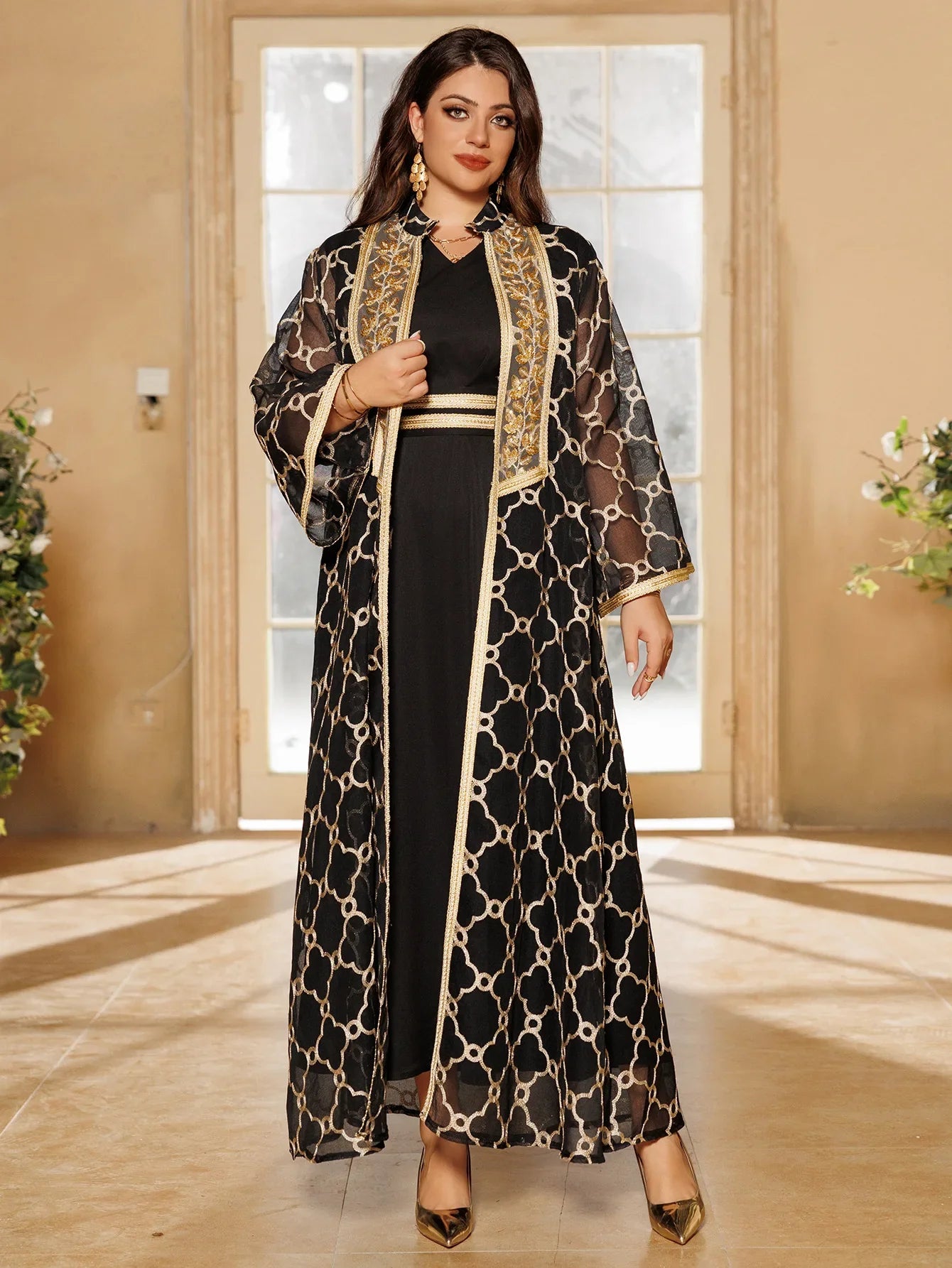 Modern Twist Embroidered Abaya