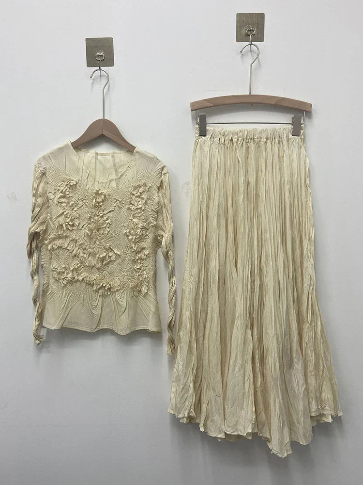 A-Line Pleated Formal Dress