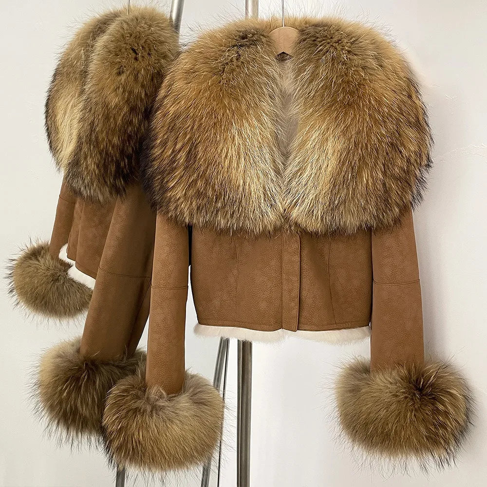 High-Quality Warm Fur Parka Coat