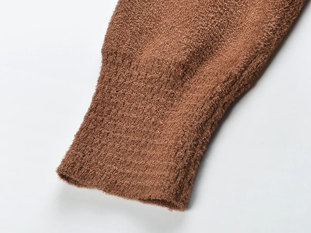 Trendy Long Sleeve Knitwear Cardigan