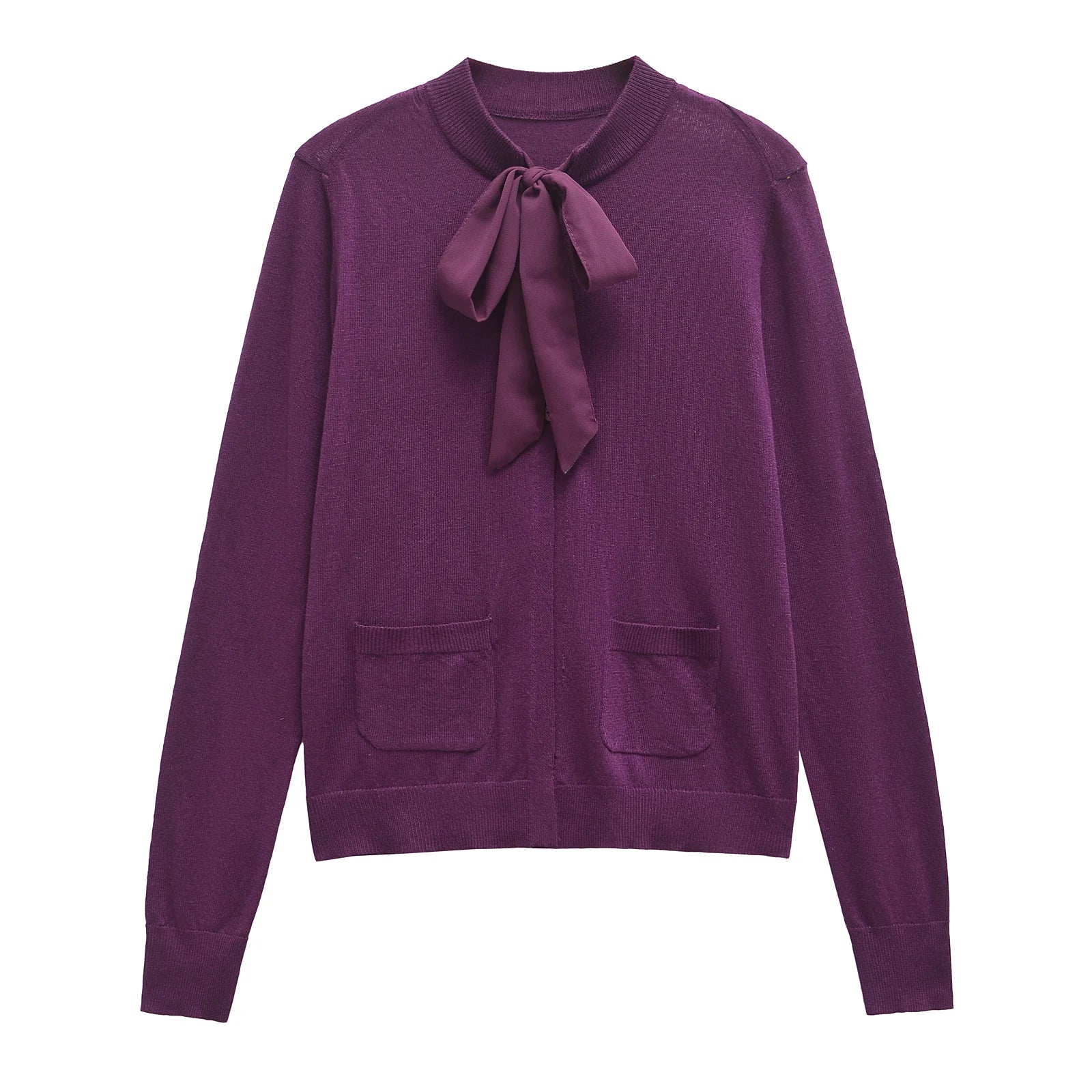 Fancy Lace-Up Casual Sweater