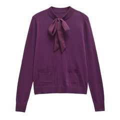 Fancy Lace-Up Casual Sweater