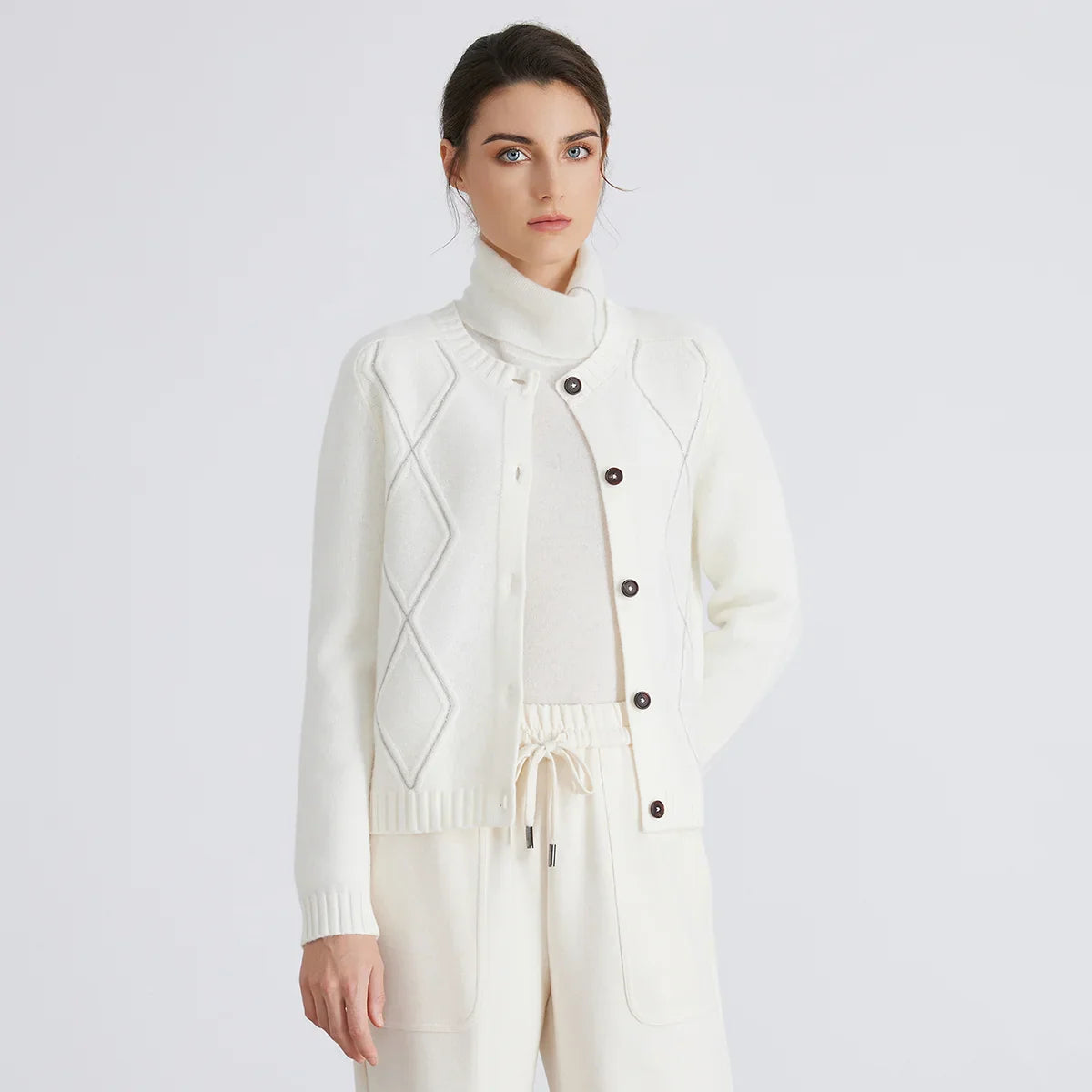 High-end Merino Wool Cardigan