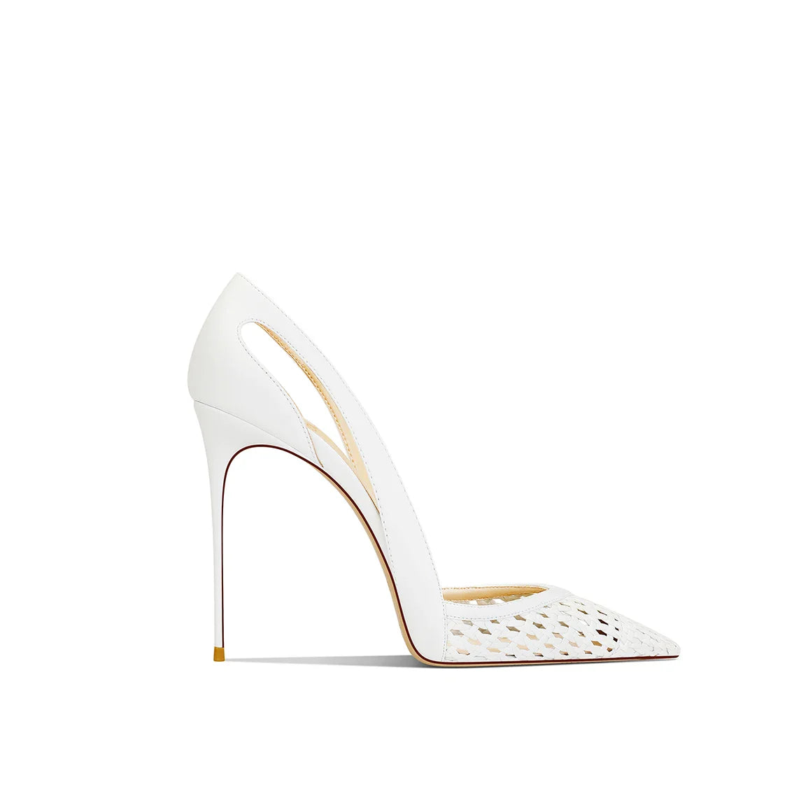 Premium Leather Pointed Stiletto High Heels