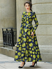 Romance in the Making Floral Maxi Dress