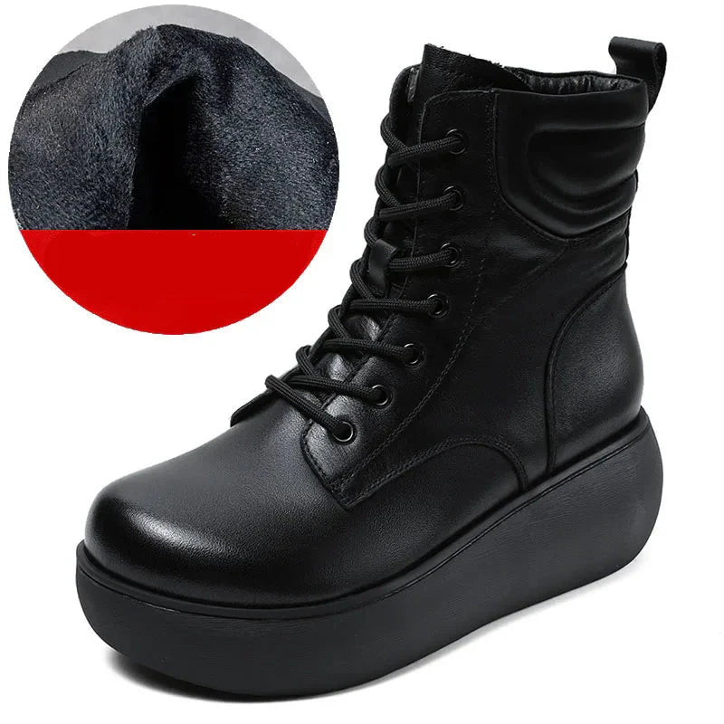 Warm Wedges Heel Short Boots