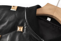 Heavy Rivet Black Jacket