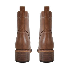Stylish Round Toe Women's Ankle Boots
