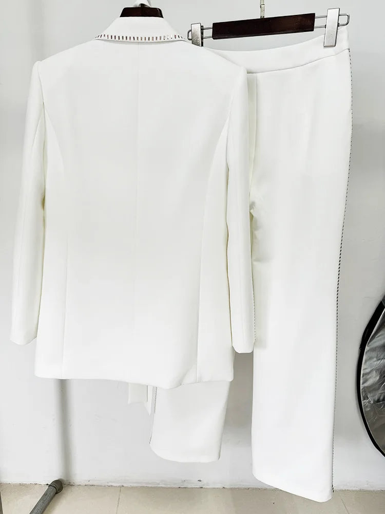 Diamond Decoration Pantsuits