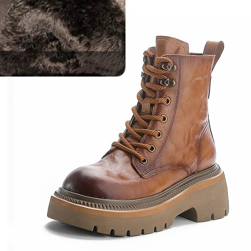 British Leather Ankle Boots