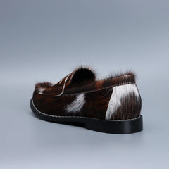 Luxury Natural Calf Hair Women's Loafers