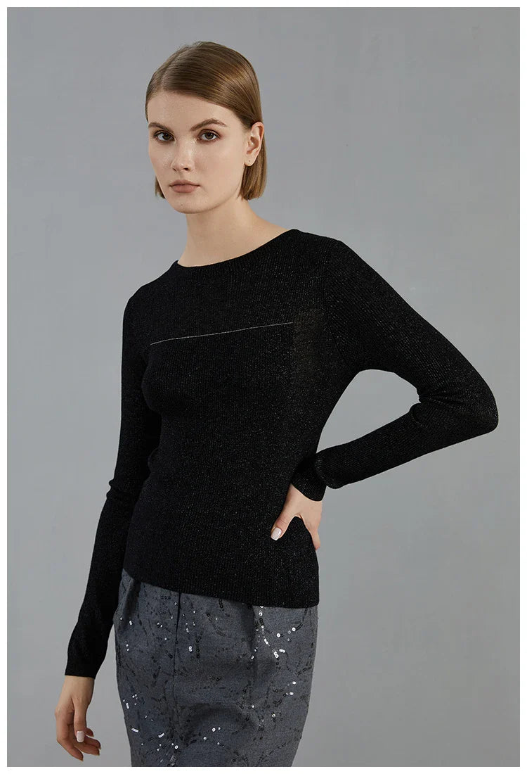 Modish Bright Wool Pullover Sweater