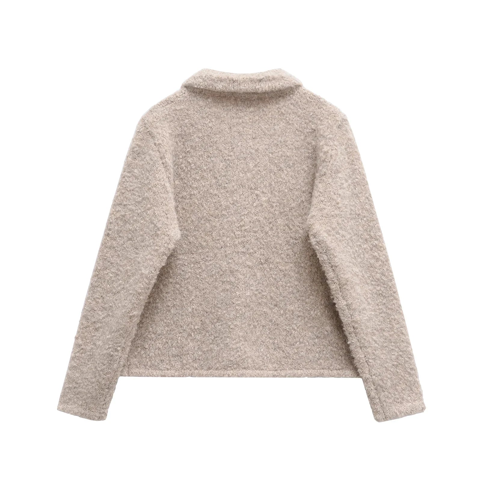 Smooth Knitted Short Cardigan