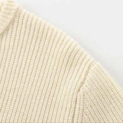 Vintage O-Neck Knitted Cardigan