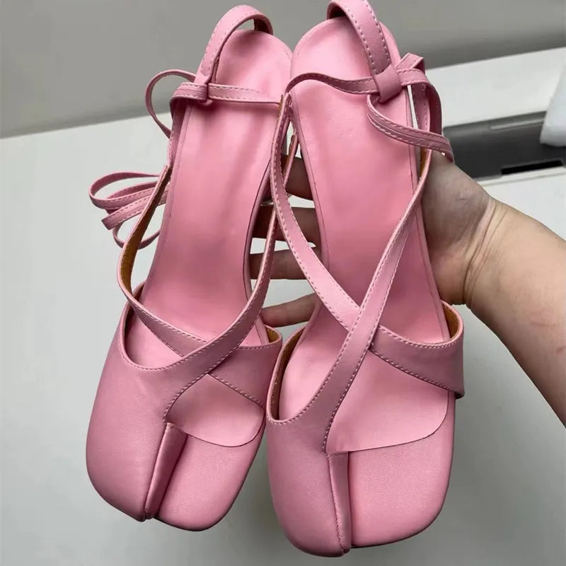 Split Toe Fashion Gladiator Sandals