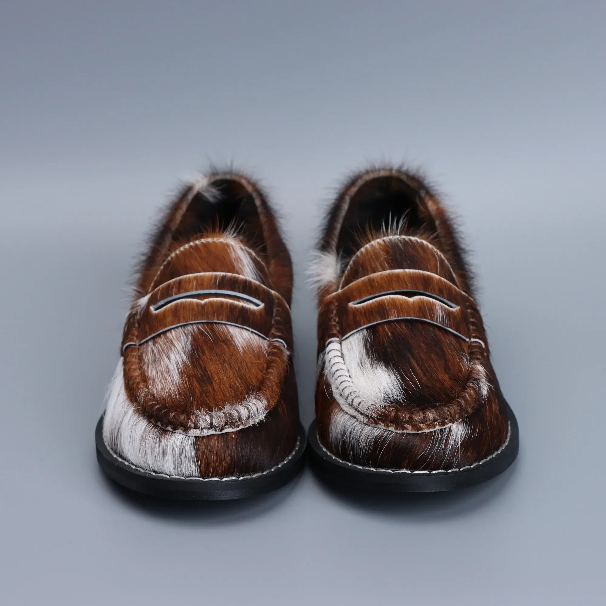 Luxury Natural Calf Hair Women's Loafers