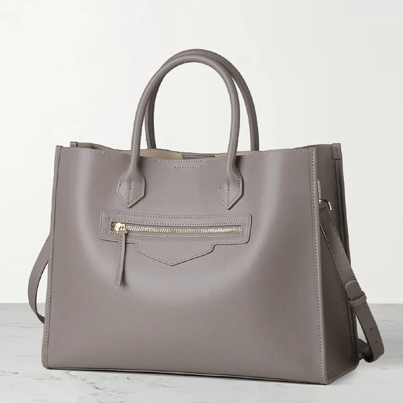 Sophisticated Leather Tote Bag