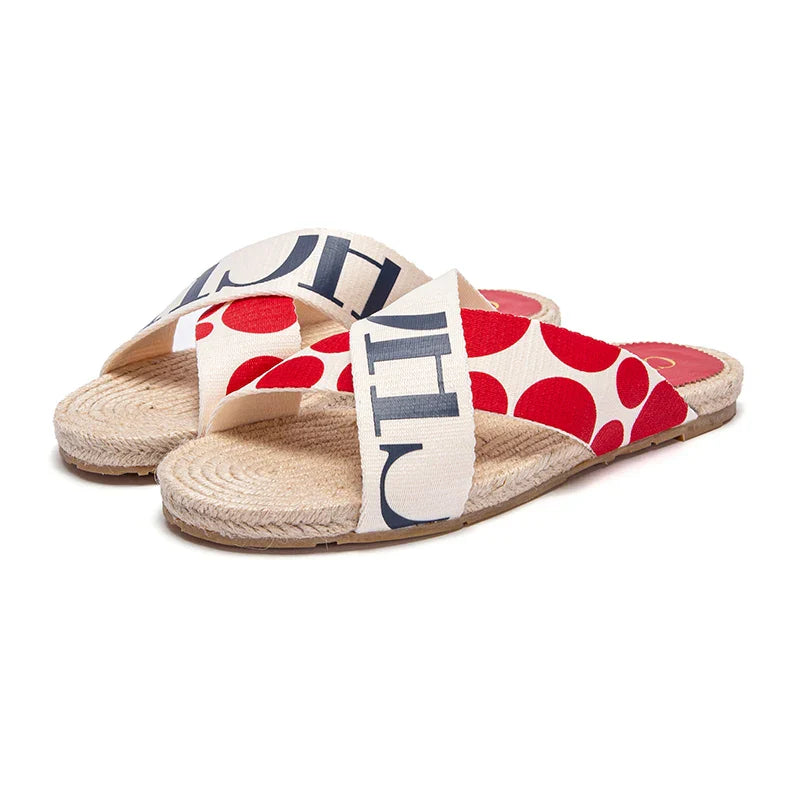 Comfort Woven Flat Slippers