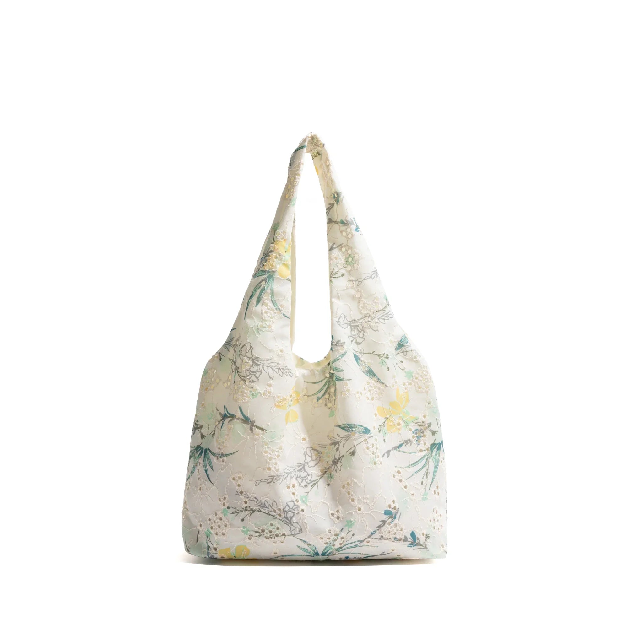 Elegant Lace Embroidery Hobo Bag