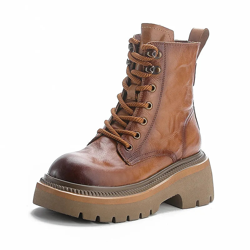 British Leather Ankle Boots