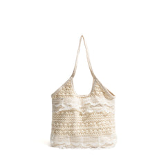 Luxury Lace Knitted Underarm Bag