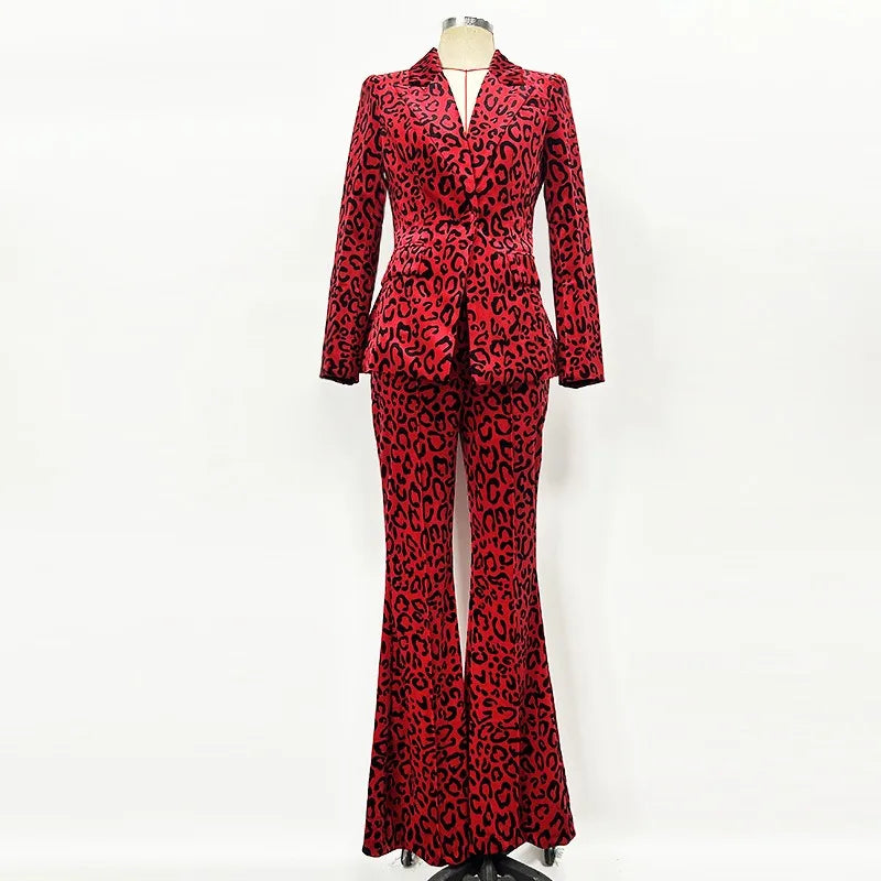 Luxury Velvet Blazer and Pants Suit