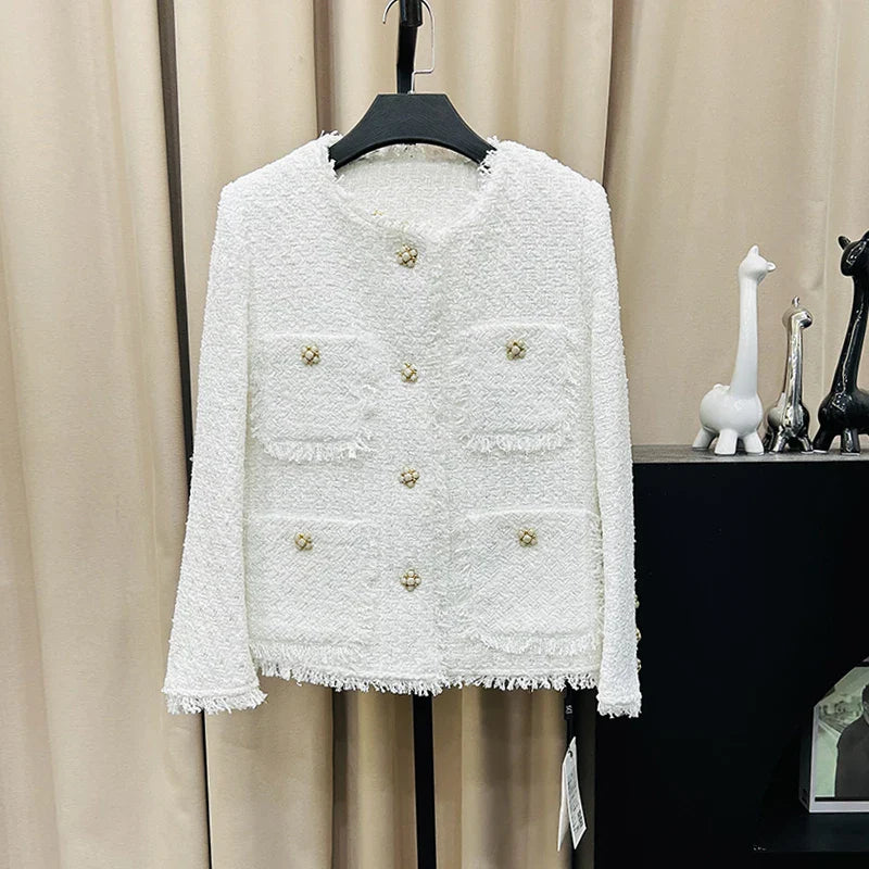 High-End Luxe Tweed Jacket