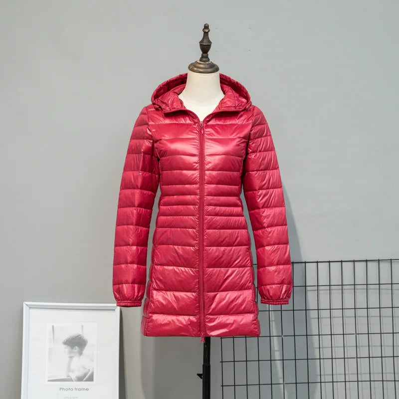 Fancy Warm Puffer Down Overcoat