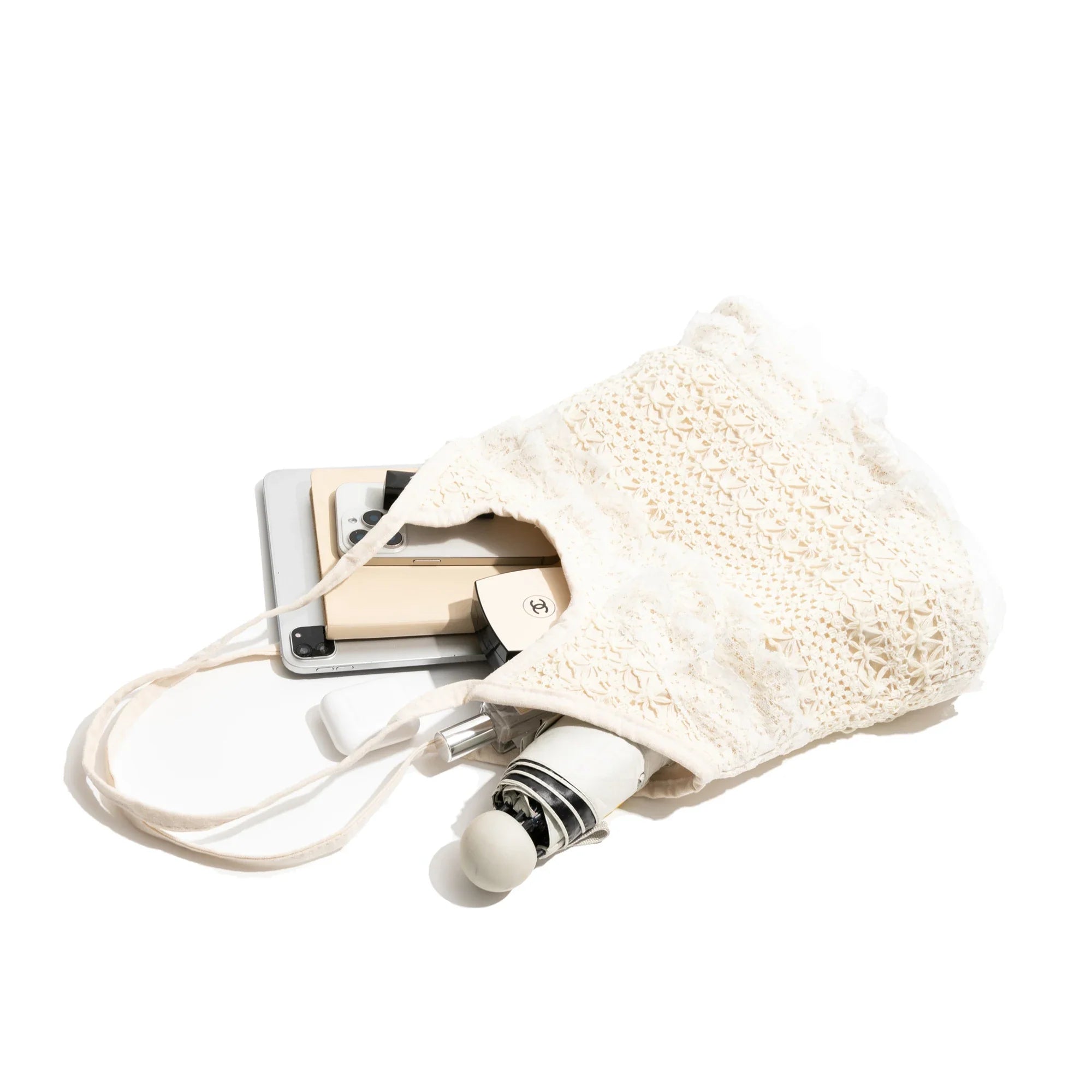 Luxury Lace Knitted Underarm Bag