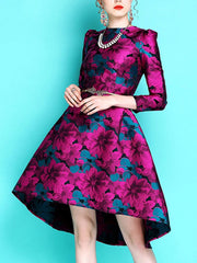Keep You Accompanied Jacquard Party Dress