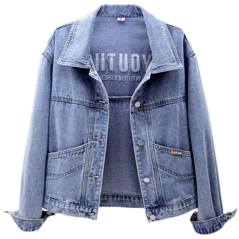 Regal Embroidered Denim Coat